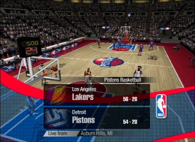 NBA Live 2005 - PS2 Screen