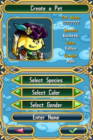 Neopets Puzzle Adventure - DS/DSi Screen