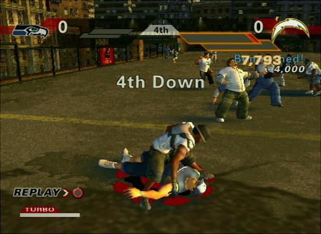 NFL Street 2 - PS2 Screen