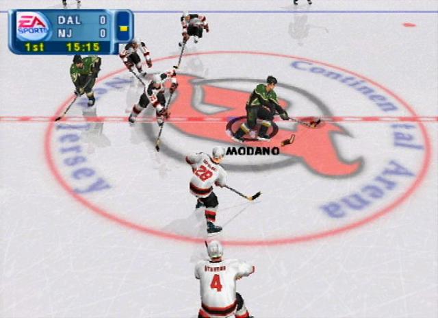 NHL 2001 - PS2 Screen