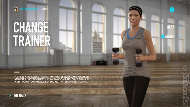 Nike+: Kinect Training - Xbox 360 Screen