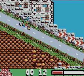 No Fear Downhill Mountain Biking  - Game Boy Color Screen