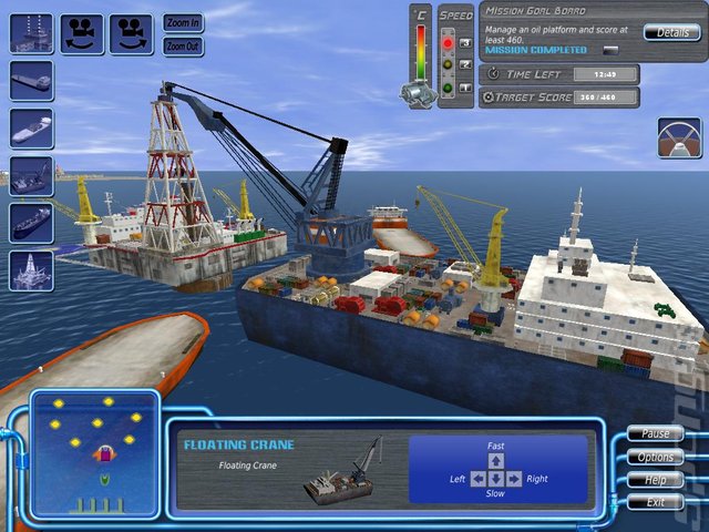 Oil Platform Simulator - PC Screen