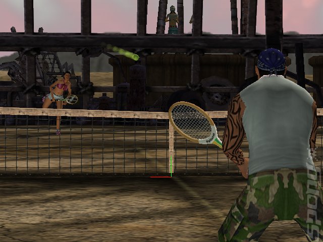 Outlaw Tennis - PS2 Screen