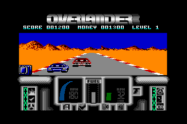 Overlander - C64 Screen