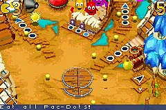 Pac-Man Pinball - GBA Screen