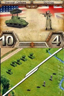 Panzer Tactics DS - DS/DSi Screen