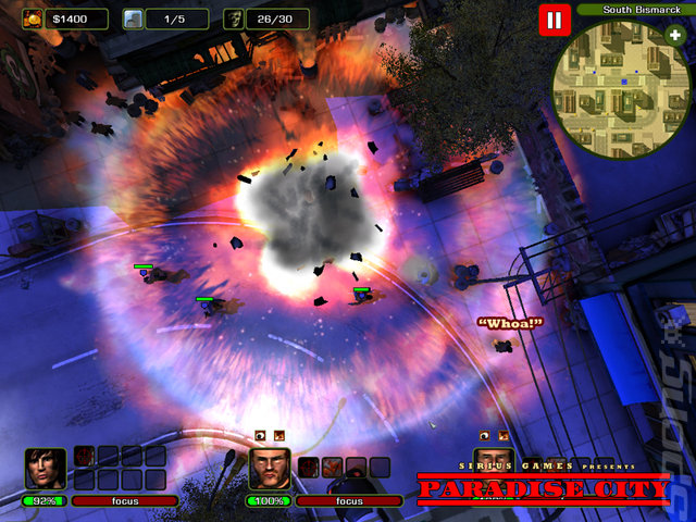 Escape From Paradise City - PC Screen