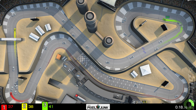 PixelJunk Racers - PS3 Screen