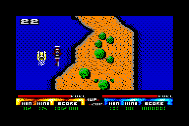 Powerboat Simulator - C64 Screen