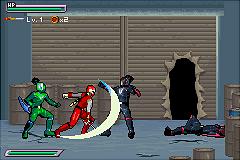 Power Rangers: Ninja Storm - GBA Screen