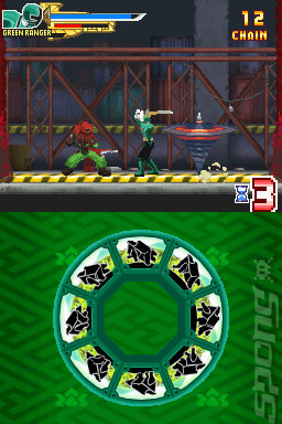 Power Rangers: Samurai - DS/DSi Screen