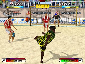 Pro Beach Soccer - PC Screen