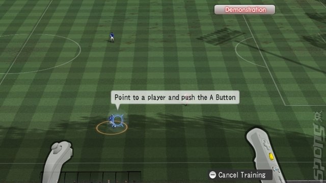 Pro Evolution Soccer 2008 - Wii Screen