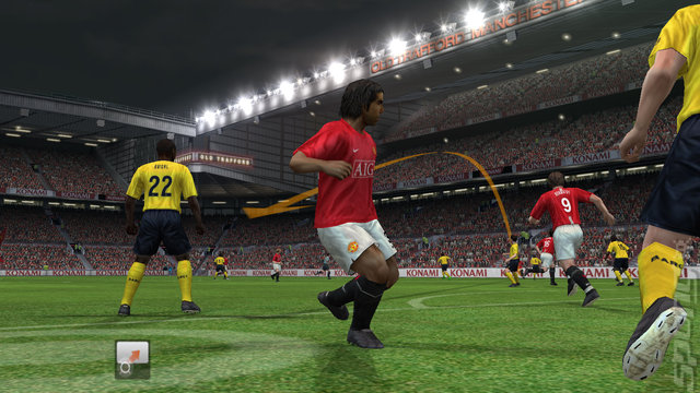 Pro Evolution Soccer 2009 - Wii Screen