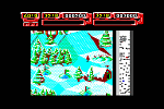 Professional Ski Simulator - C64 Screen