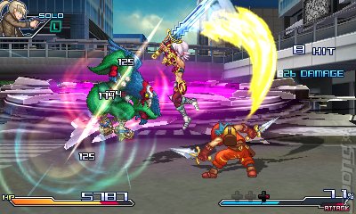 Project X Zone - 3DS/2DS Screen