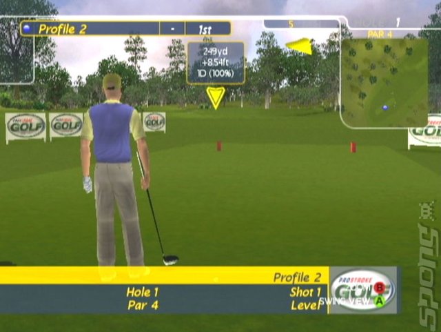 ProStroke Golf: World Tour 2007 - Xbox Screen