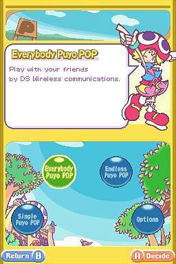 Puyo Pop Fever - DS/DSi Screen