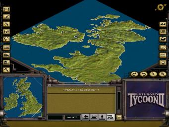 Railroad Tycoon II - PC Screen