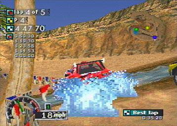 Rally Cross - PlayStation Screen
