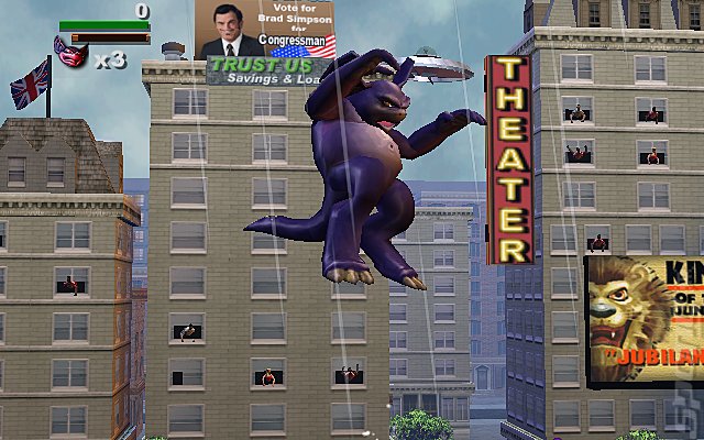 Rampage: Total Destruction - PS2 Screen