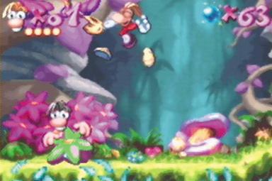 Rayman - GBA Screen