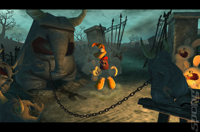 Rayman Raving Rabbids - PS3 Screen