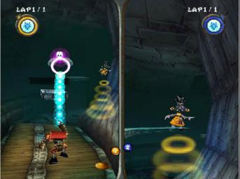 Rayman Rush - PlayStation Screen