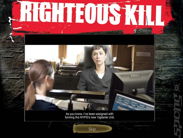 Righteous Kill: The Game - PC Screen