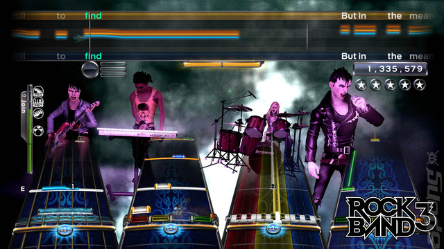 Rock Band 3 - Xbox 360 Screen