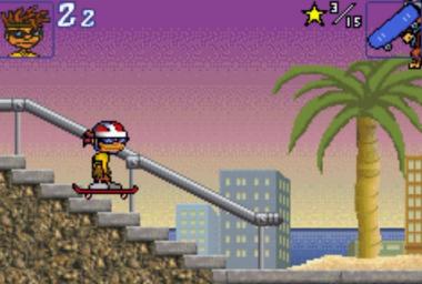 Rocket Power: Dream Scheme - GBA Screen