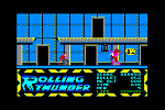 Rolling Thunder - C64 Screen