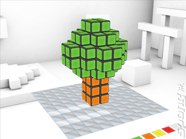 Rubik's Puzzle World - Wii Screen