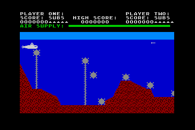 Sea Dragon - C64 Screen