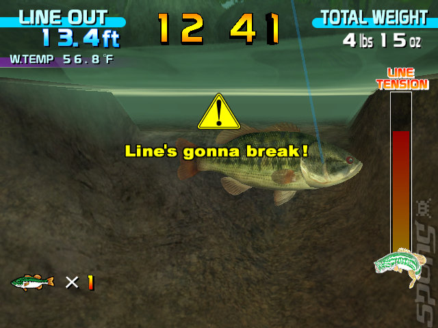 Sega Bass Fishing - Wii Screen