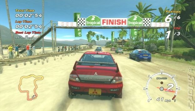 SEGA Rally - PC Screen