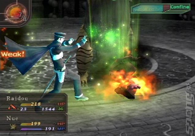 Shin Megami Tensei: Devil Summoner Raidou Kuzunoha vs The Soulless Army - PS2 Screen