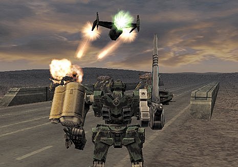 Silent Line: Armored Core - PS2 Screen