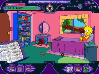 Simpsons: Virtual Springfield - PC Screen