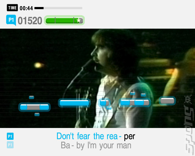 SingStar Amped - PS2 Screen