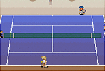 Smash Tennis - SNES Screen