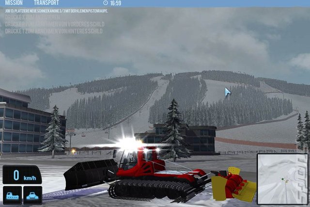 Snowcat Simulator 2011 - PC Screen