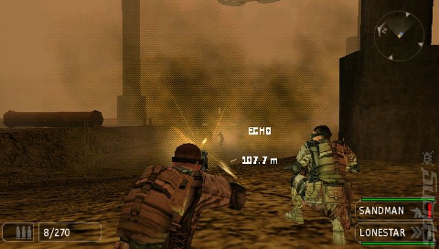 SOCOM: U.S. Navy SEALs - Fireteam Bravo 2 - Sony PSP - Artwork