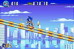 Sonic Advance 3 - GBA Screen