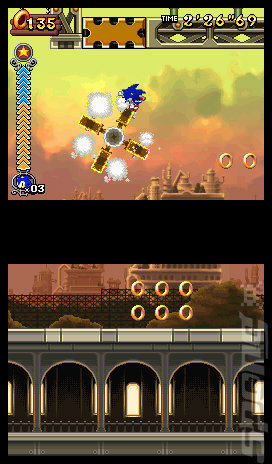 Sonic Rush Adventure - DS/DSi Screen