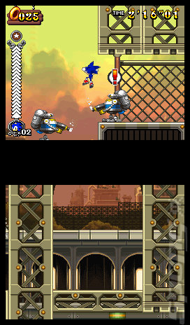 Sonic Rush Adventure - DS/DSi Screen