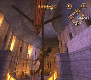 Sphinx and the Cursed Mummy - PS2 Screen