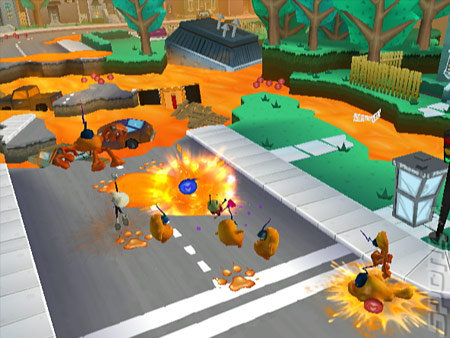 SpongeBob Squarepants Featuring Nicktoons: Globs of Doom - Wii Screen