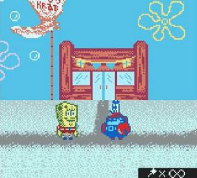 SpongeBob SquarePants: SuperSponge - Game Boy Color Screen